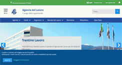 Desktop Screenshot of agenzialavoro.tn.it